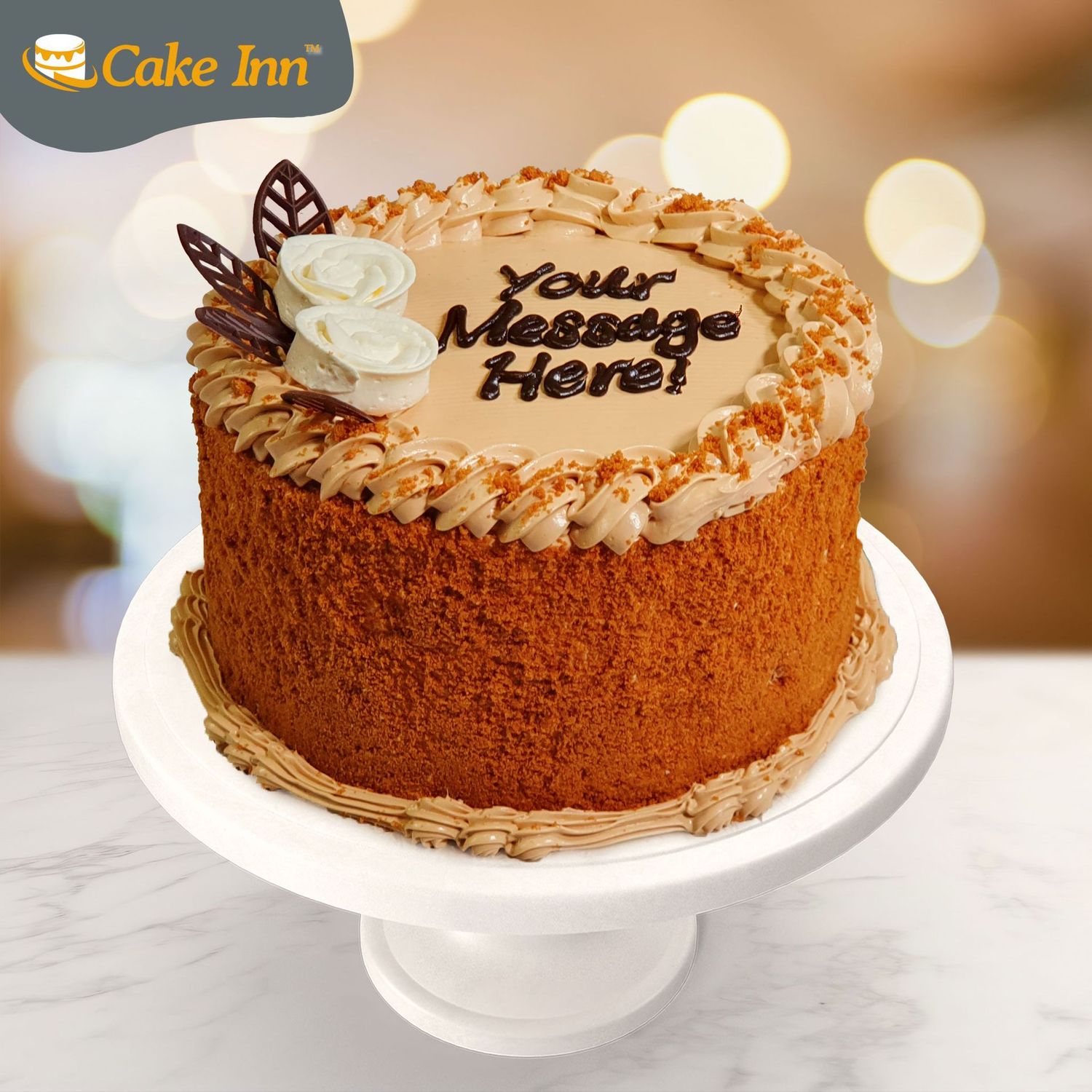 Simply Biscoff Cream Cake
