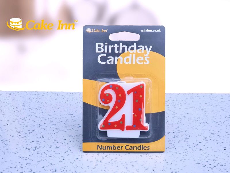 21st birthday candle