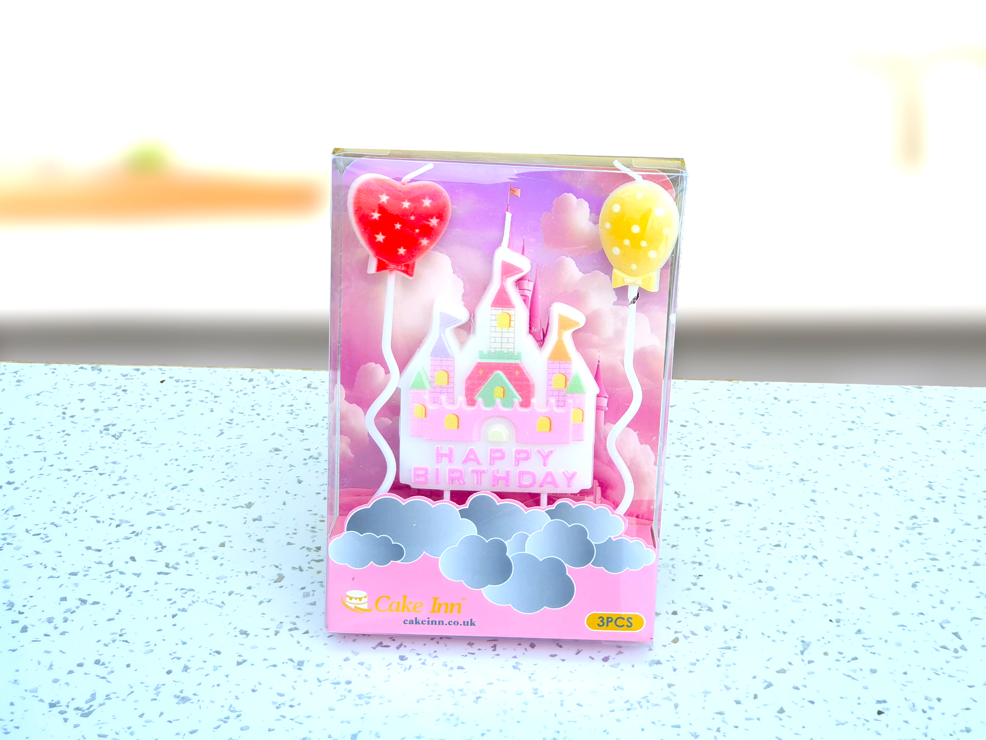 Pink Castle Candle