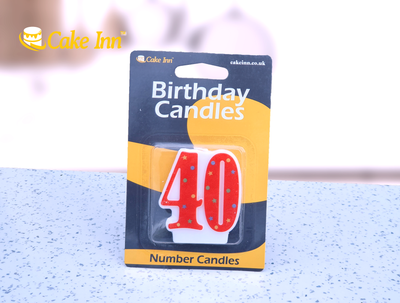 40th birthday candle