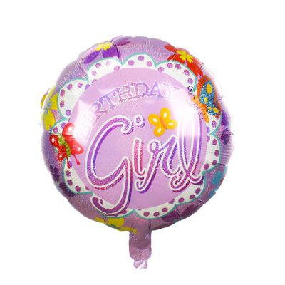 Birthday Girl 18″Foil Balloon Including Helium & Weight