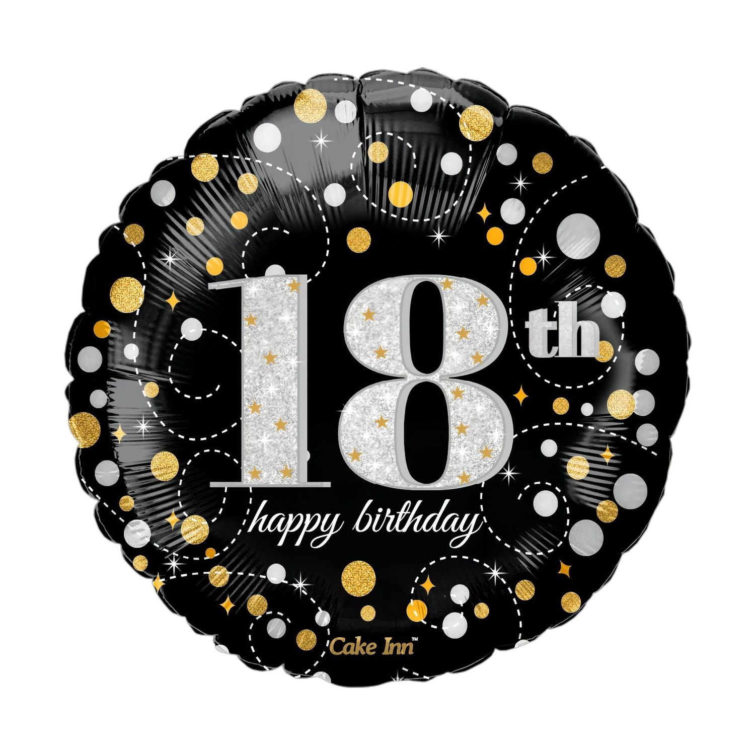 Happy 18th Birthday 18″Foil Balloon Including Helium & Weight