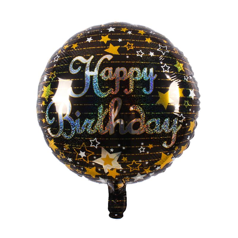 Glittered 18″Foil Balloon Including Helium & Weight