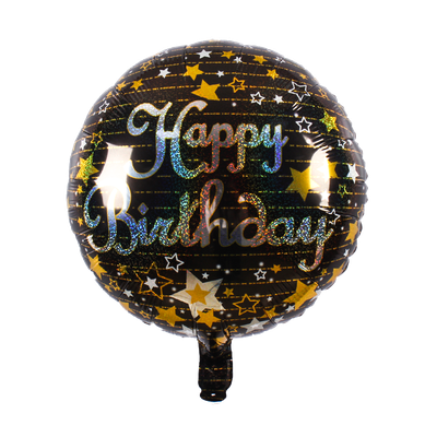 Glittered 18″Foil Balloon Including Helium & Weight