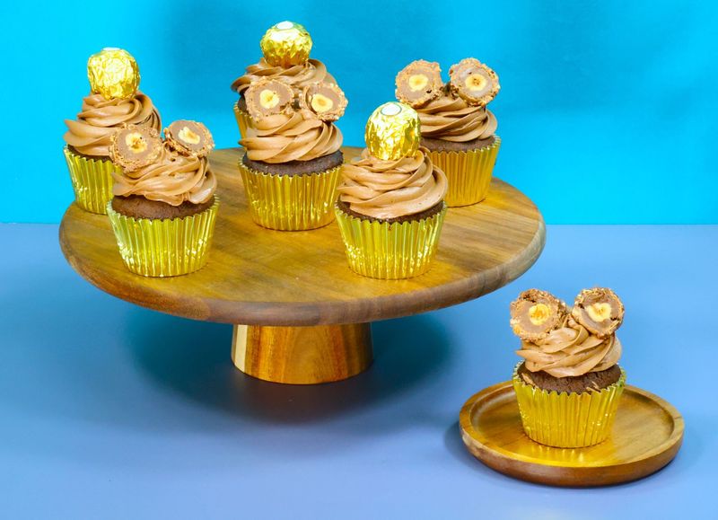 Hazelnut Chocolate Cupcakes