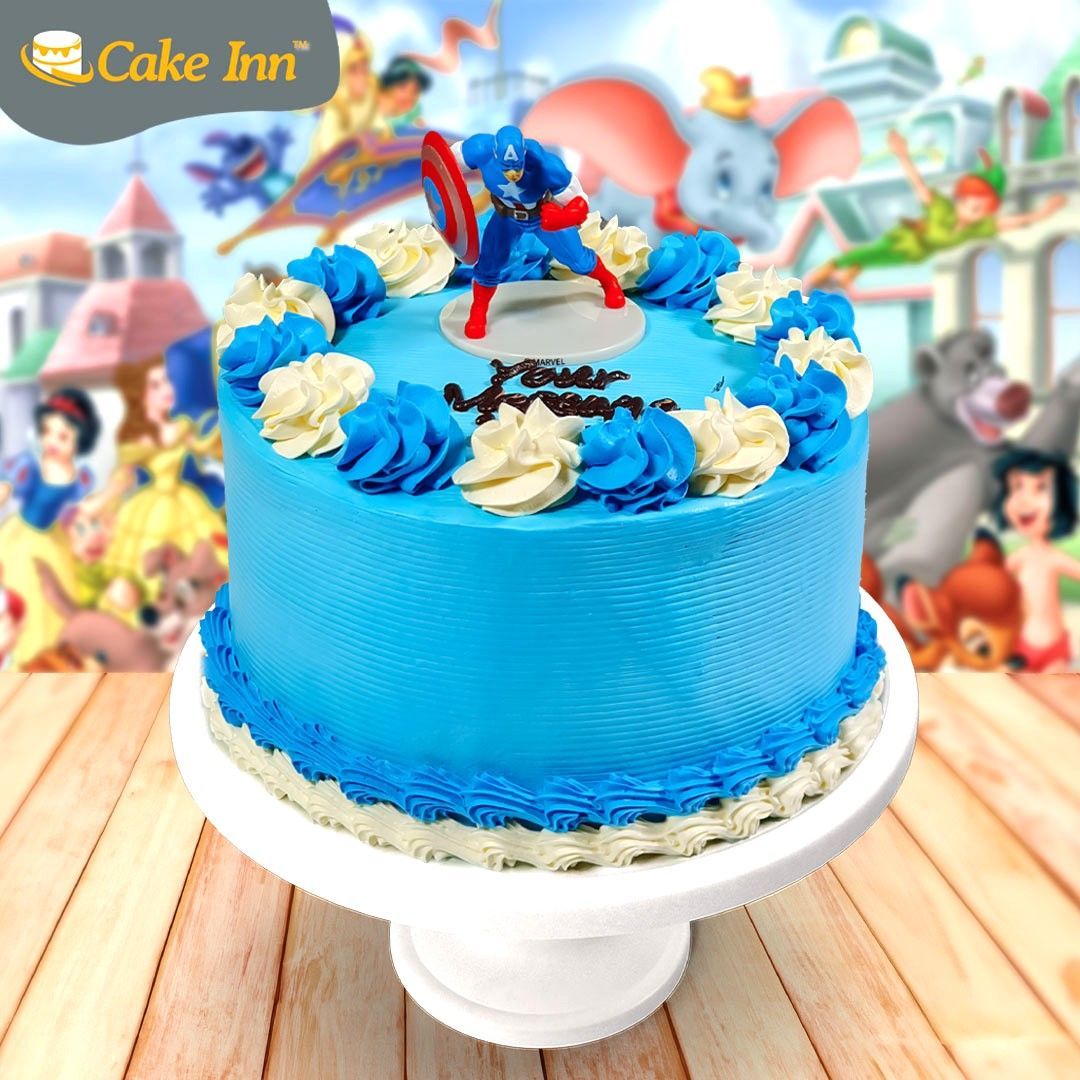 Captain America Super Hero Cake