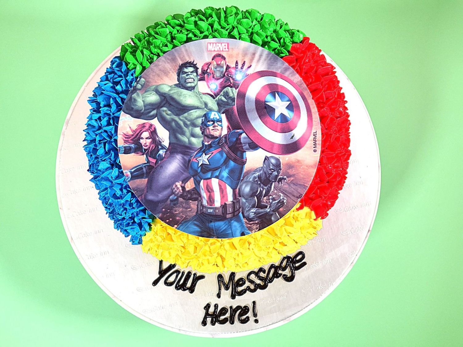 Avengers Birthday Cake