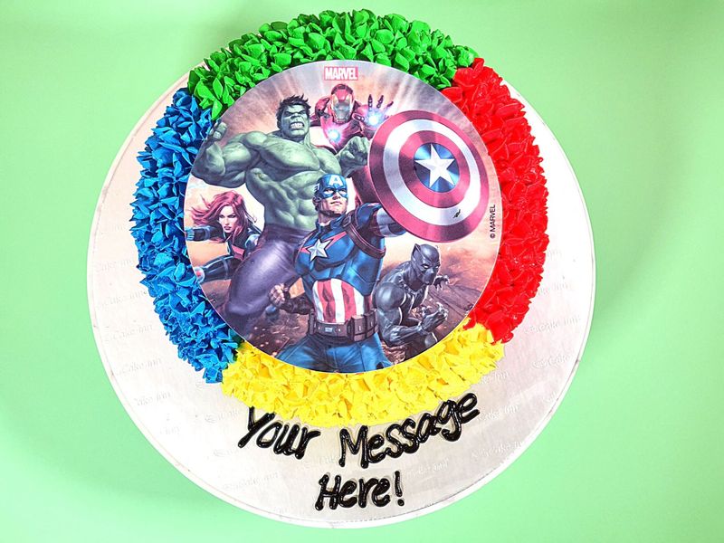 Avengers Birthday Cake