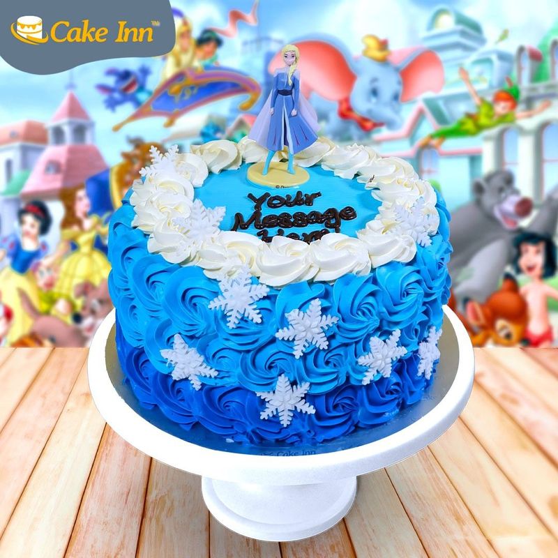 Elsa Frozen Themed Cake