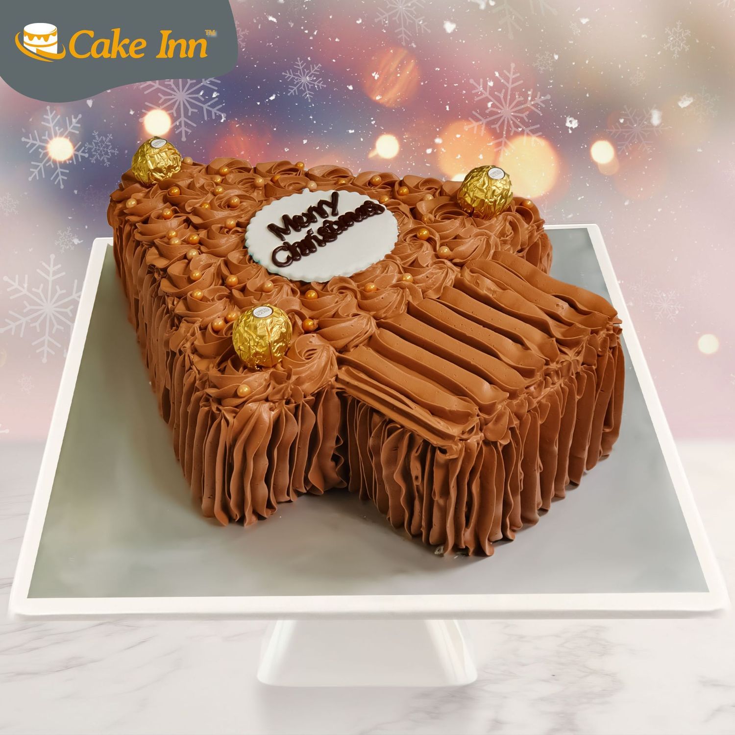 Christmas Tree Chocolate Deluxe Cake