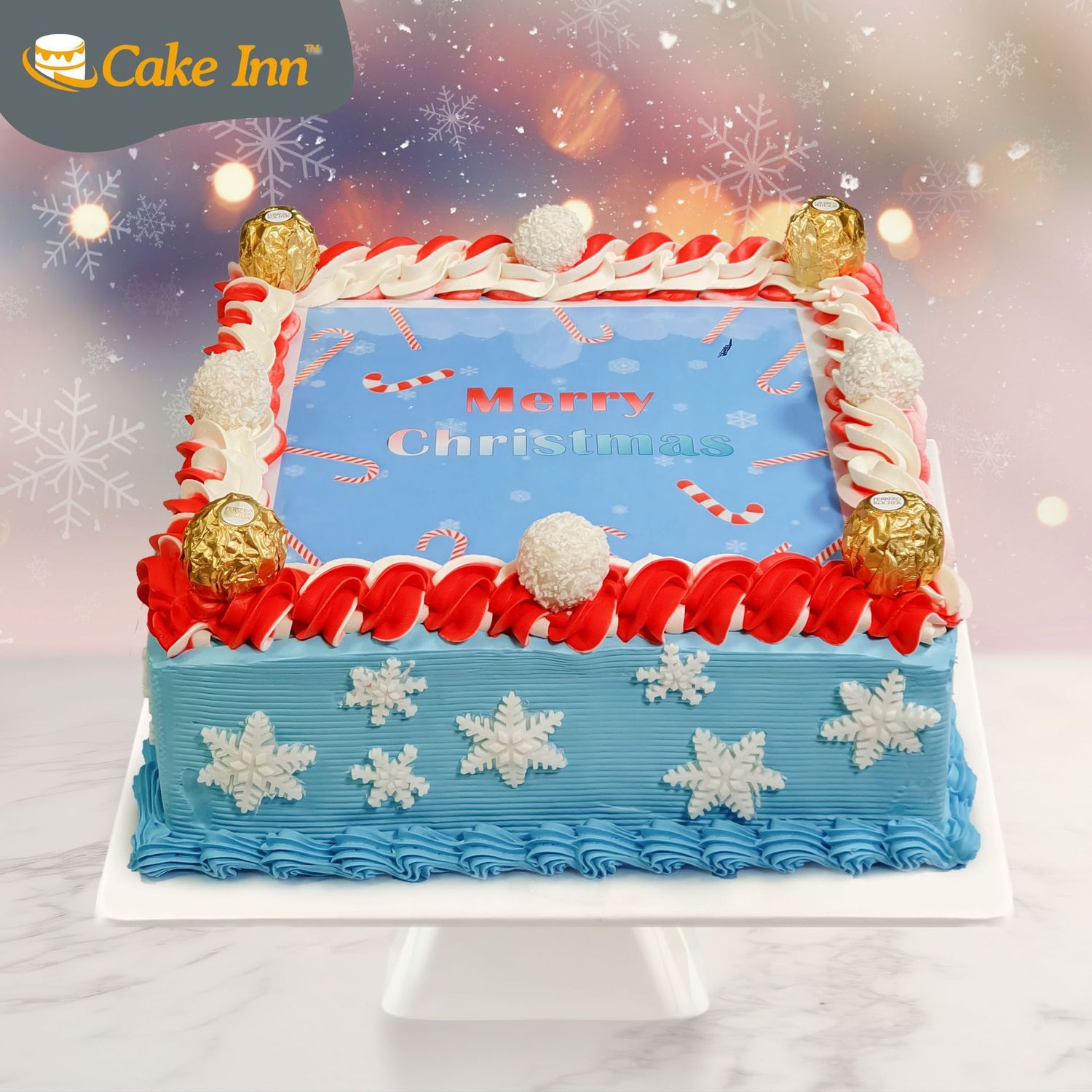 Christmas Winter Wonderland Cake