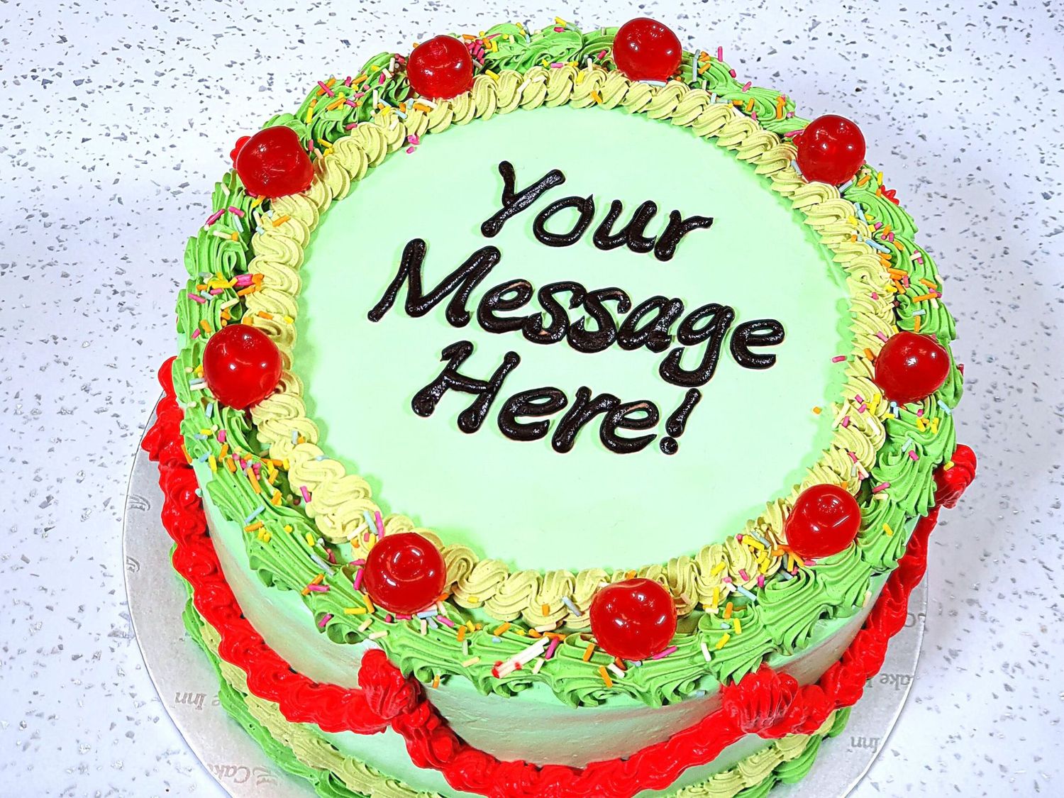 vintage Christmas Cake