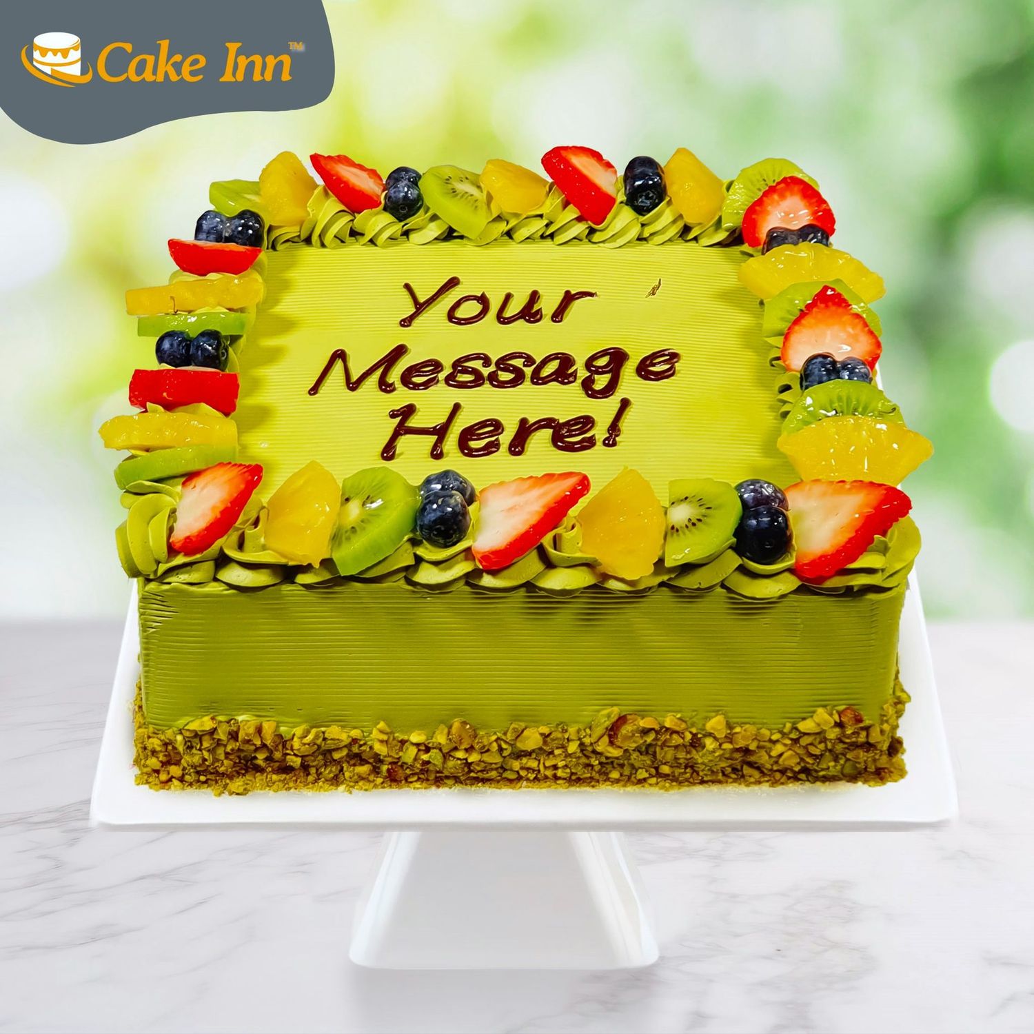 Pistachio & Fruit Punch Cake