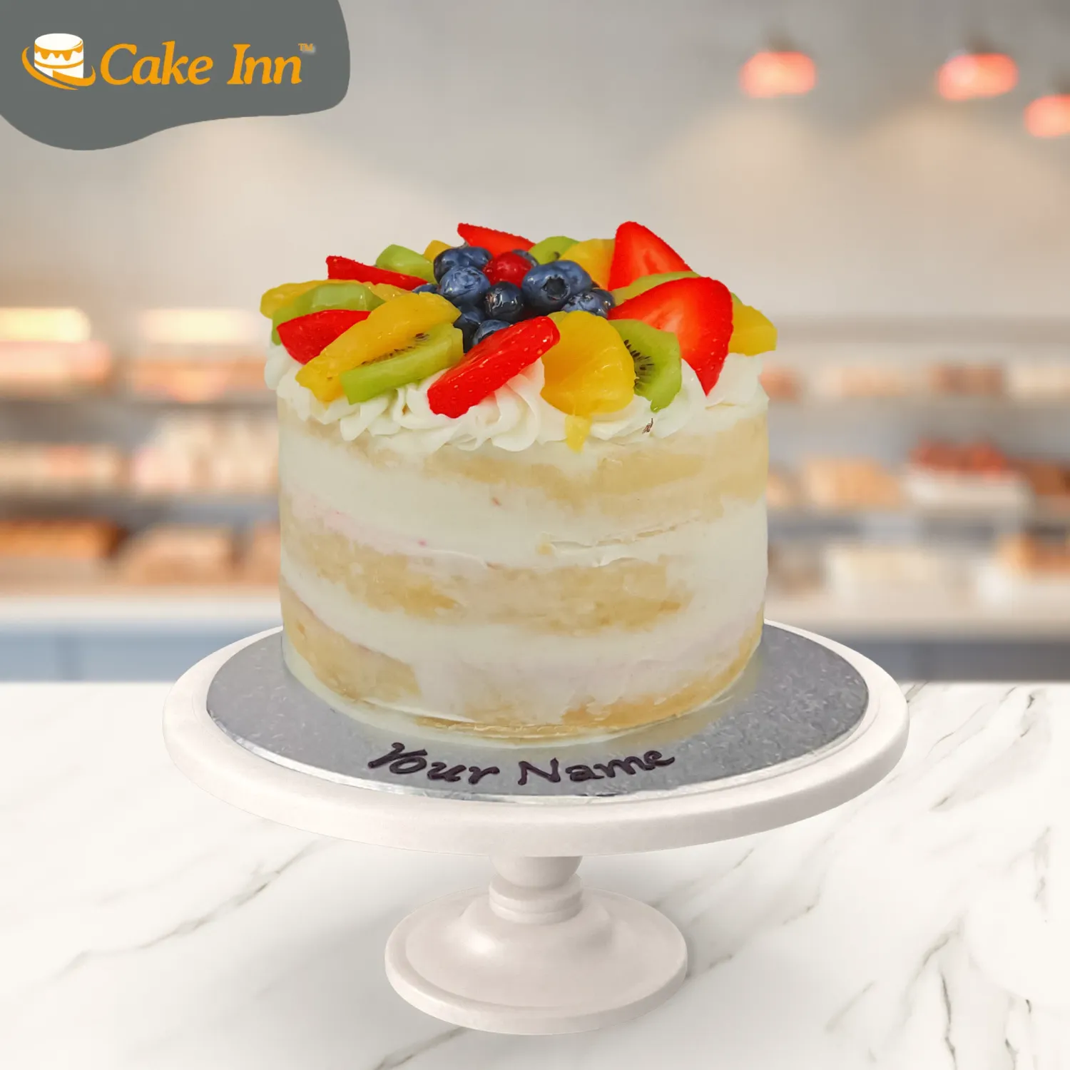 Fruity Vegan Vanilla Cake