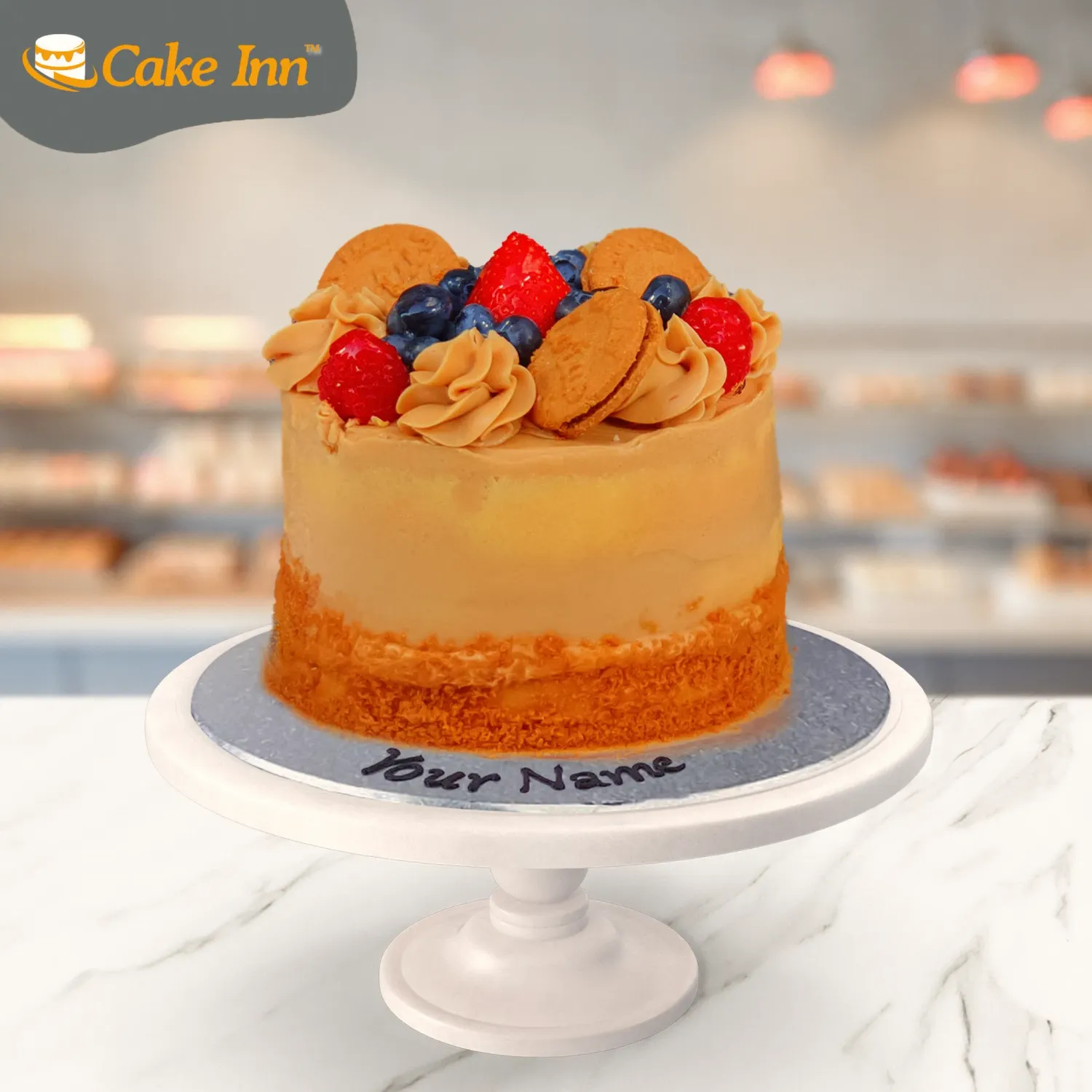 Loaded Vegan Biscoff Cake