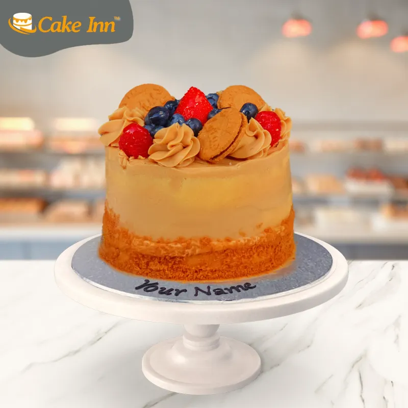 Loaded Vegan Biscoff Cake