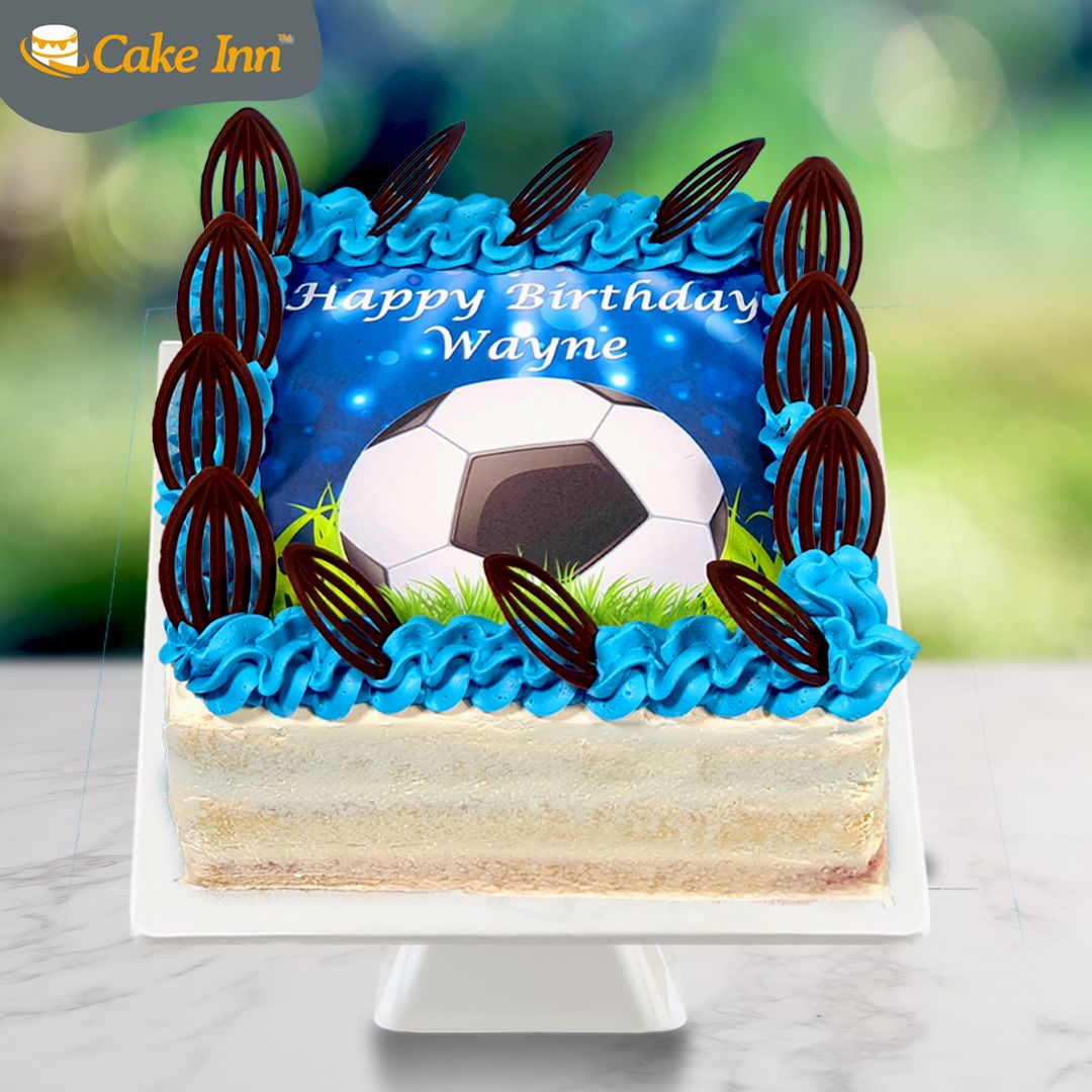 Naked Football Theme Cake