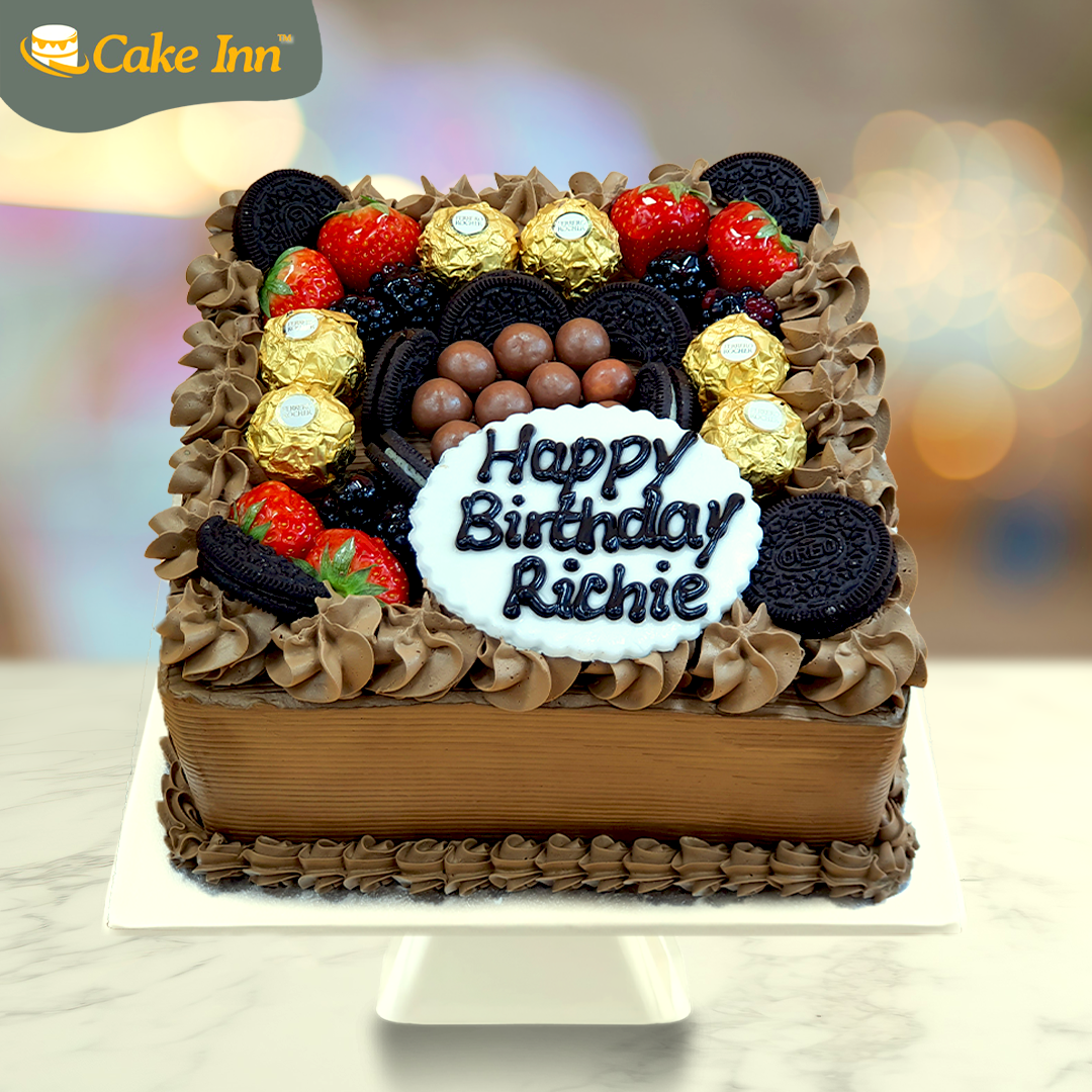 Fully loaded Chocolate Deluxe Birthday Cake S331