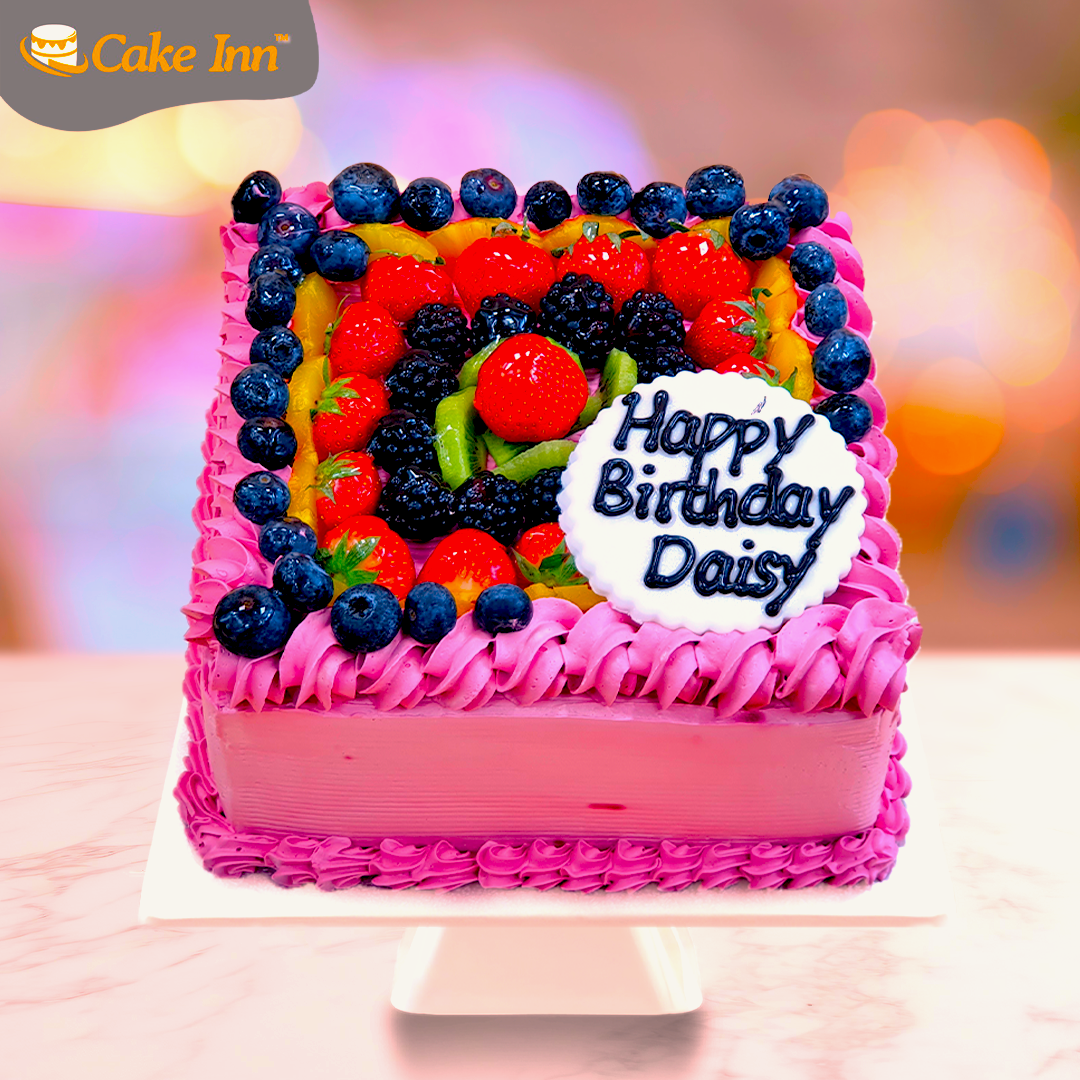 Full Fruit Strawberry Flavour Birthday Cake S333