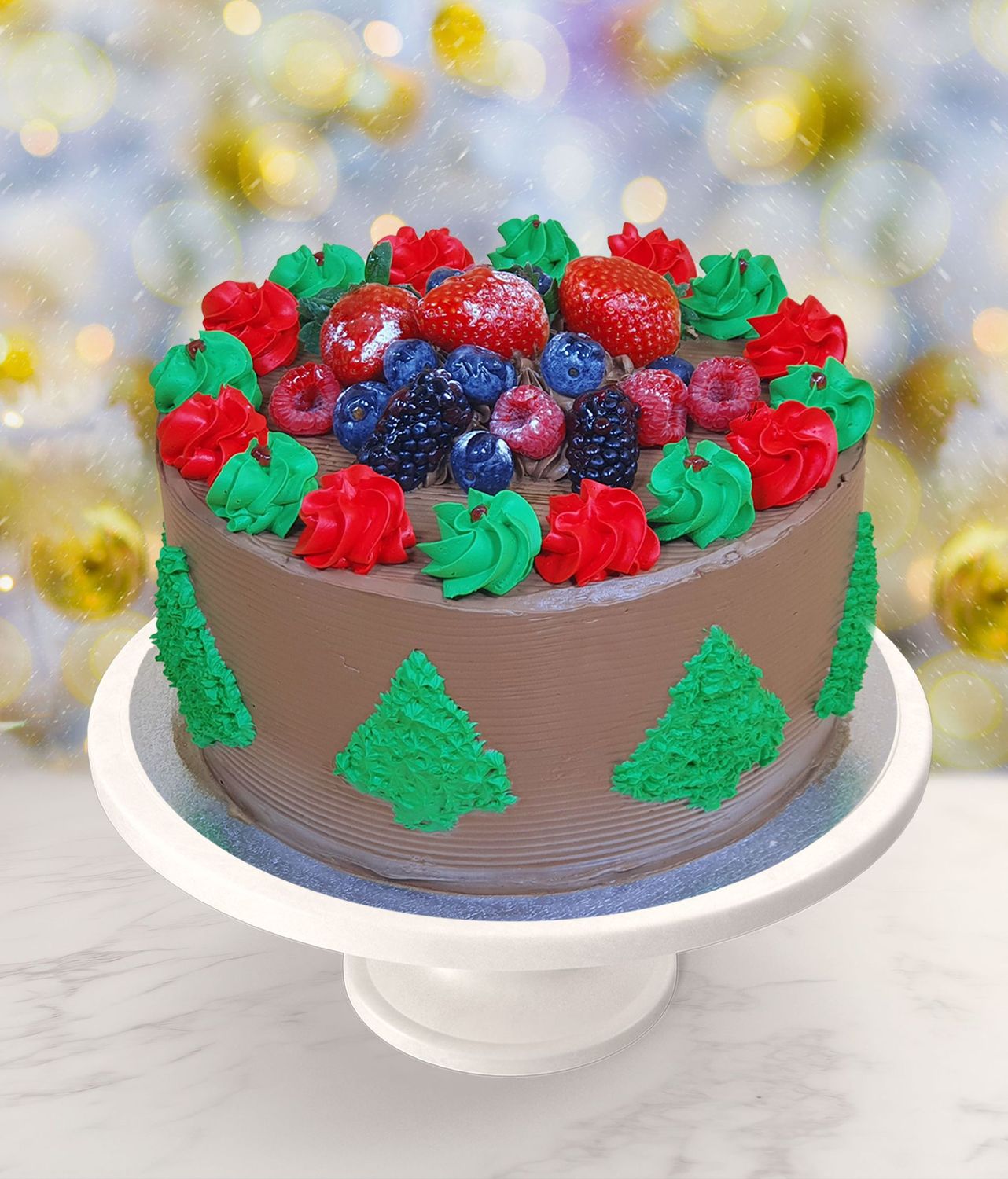 Christmas Black Forest Cake