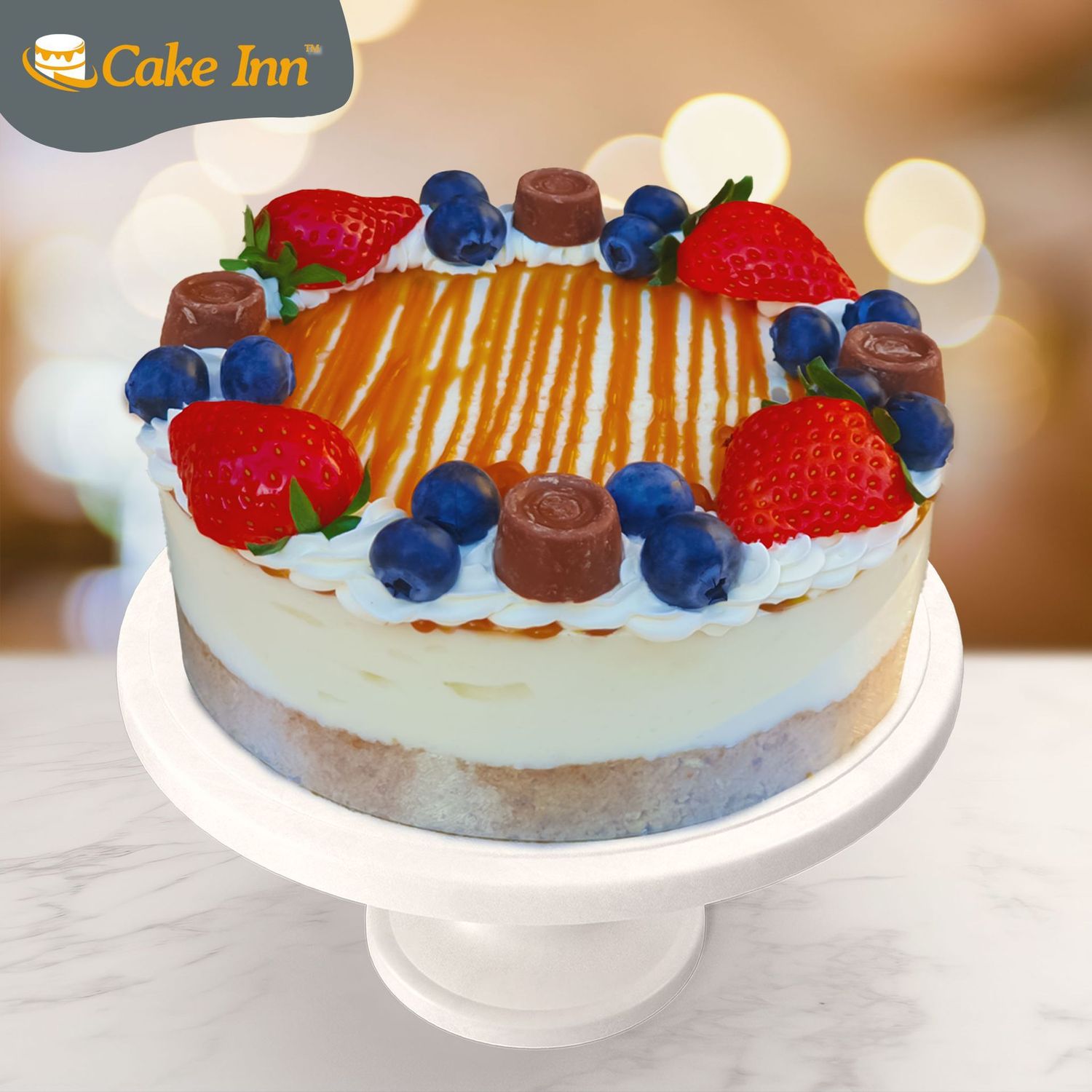 Caramel Themed Cheesecake