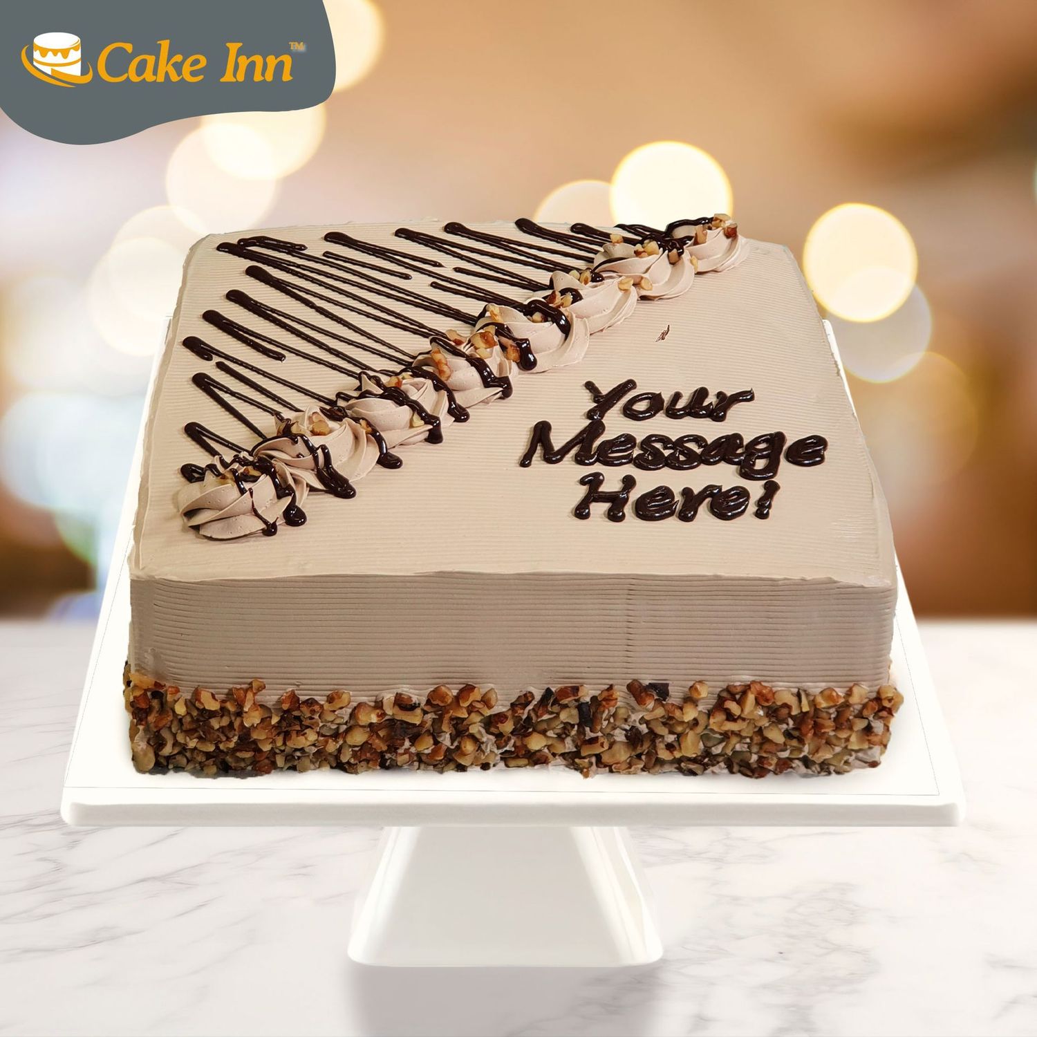 Chocolate Drizzle Coffee Cake