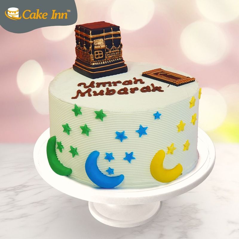 Umrah & Hajj Mubarak Cake