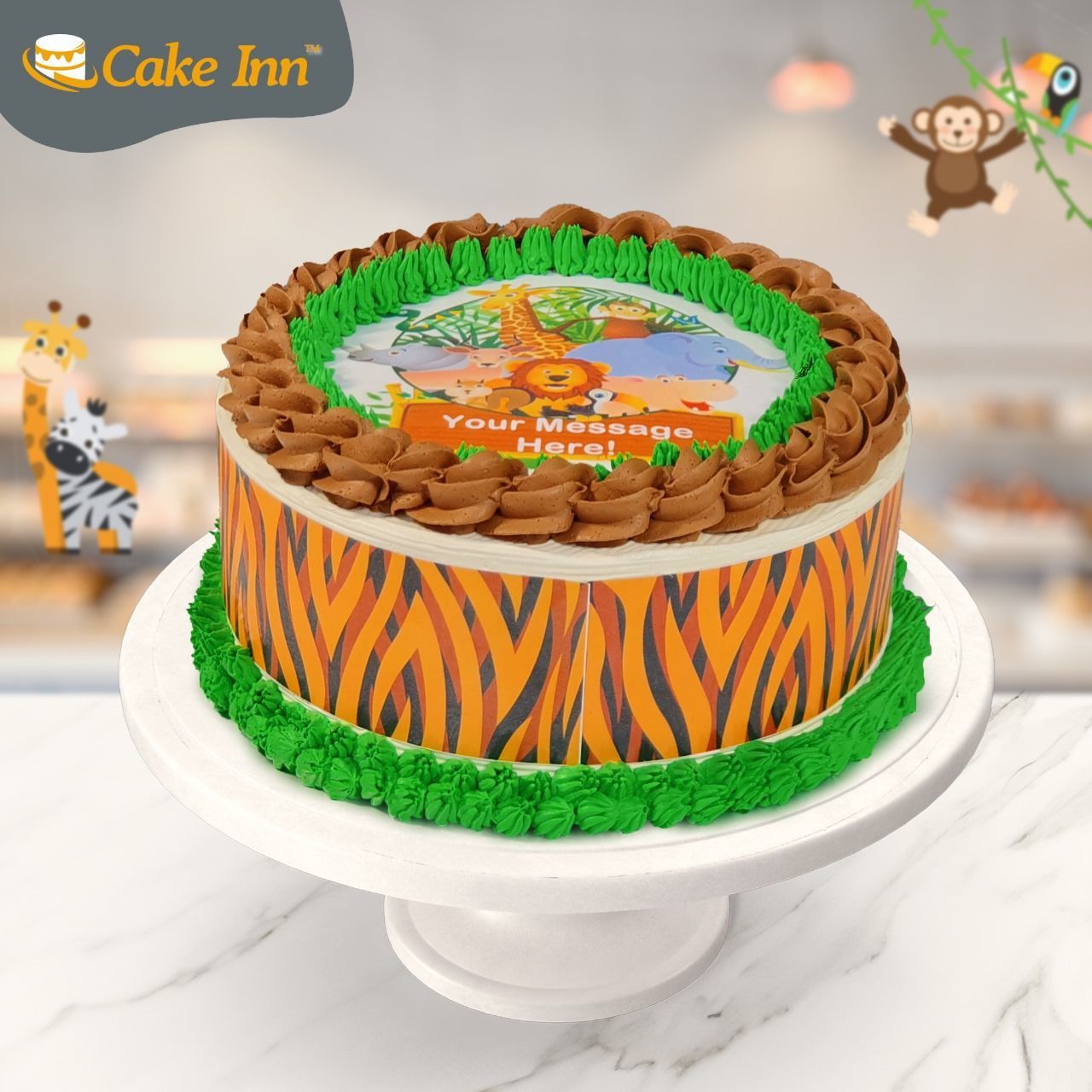Safari Theme cake