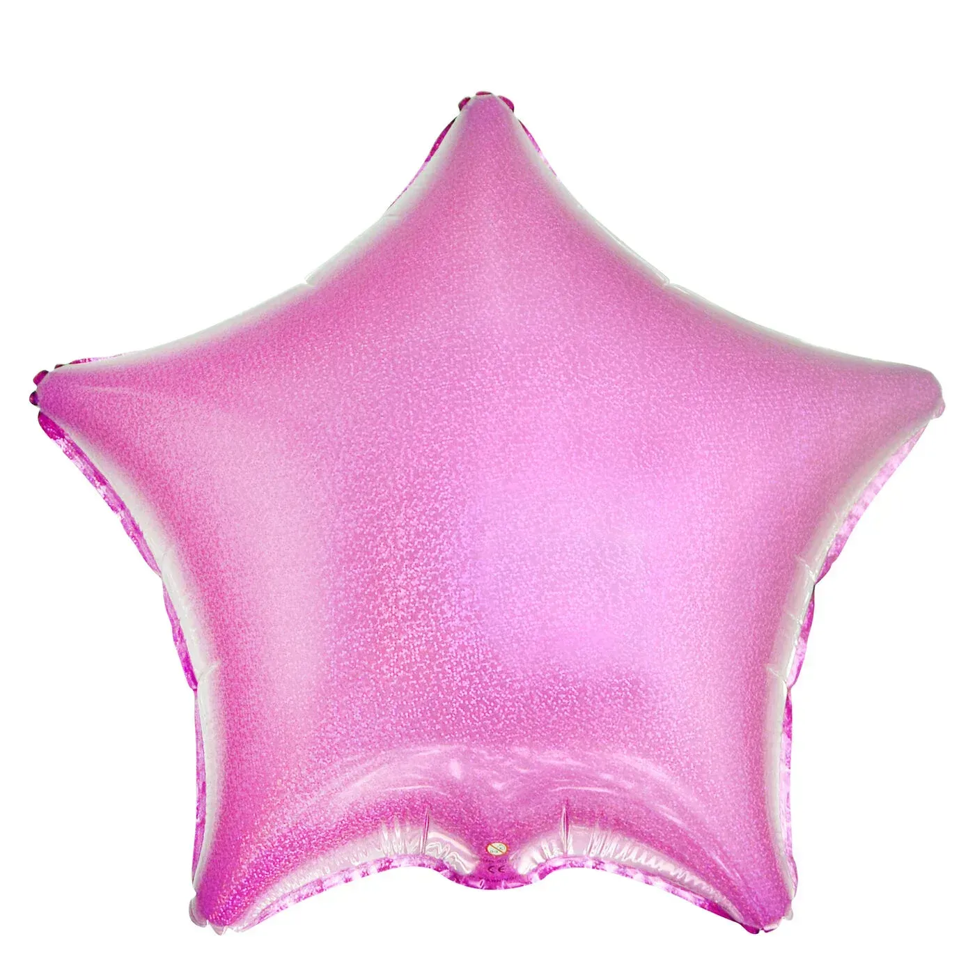 Pink Star 18"Foil Balloon Including Helium & Weight