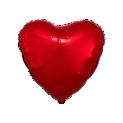 Red Heart 18"Foil Balloon Including Helium & Weight