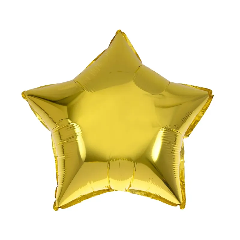 Gold Star 18"Foil Balloon Including Helium & Weight