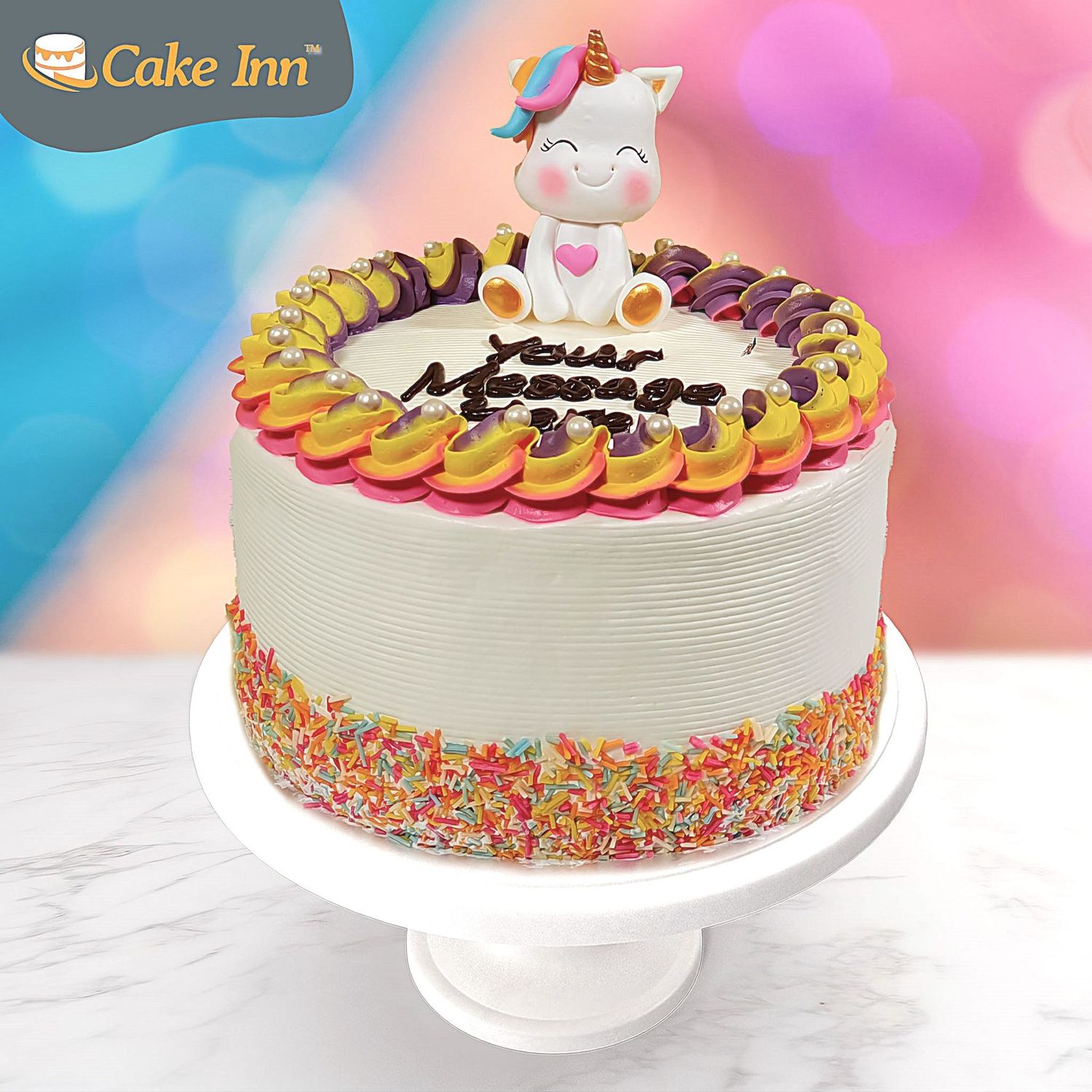 Cute Unicorn Cake