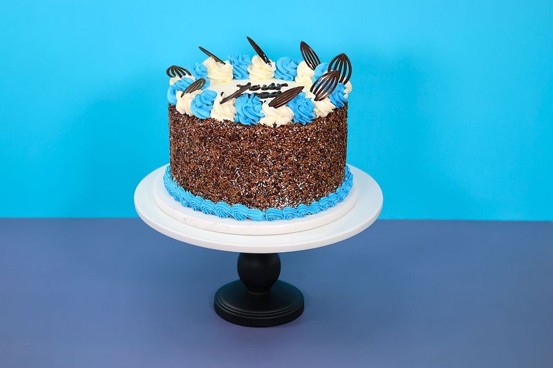 Blue Birthday Cake