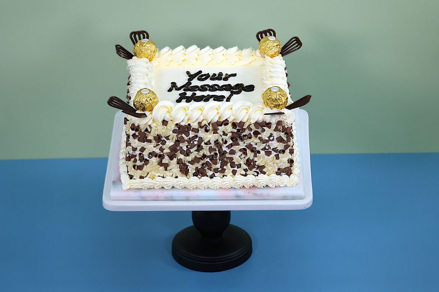 Ferrero Topping  Birthday Cake