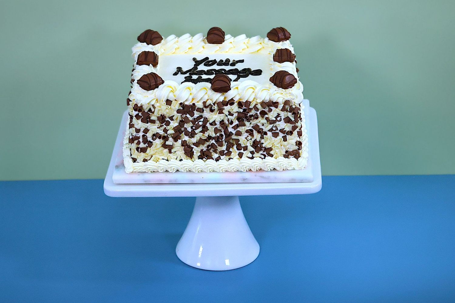 Bueno Chocolate topping Birthday Cake