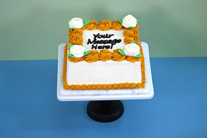 Click & Collect Classic Flowers Birthday Cake