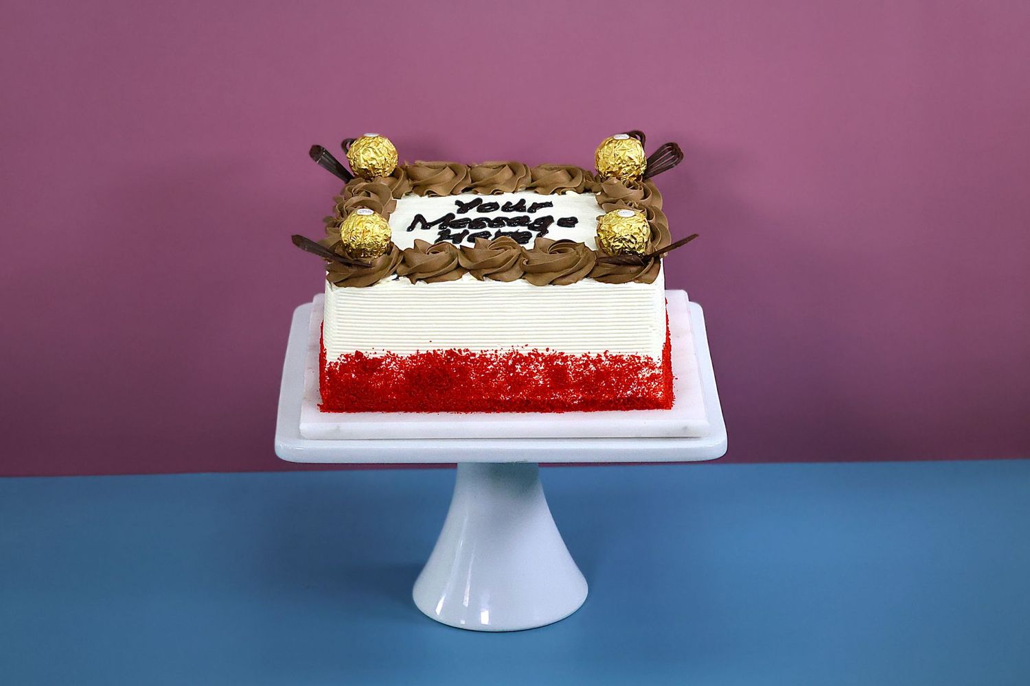 Ferrero Topping Red Velvet Cake RV282