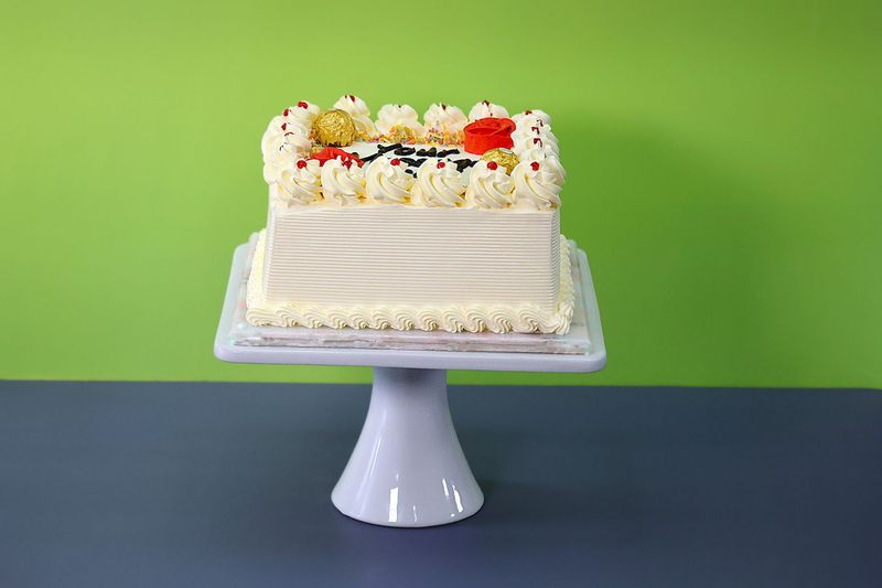 Classic Red Flowers & Ferrero toppings  Birthday Cake S264
