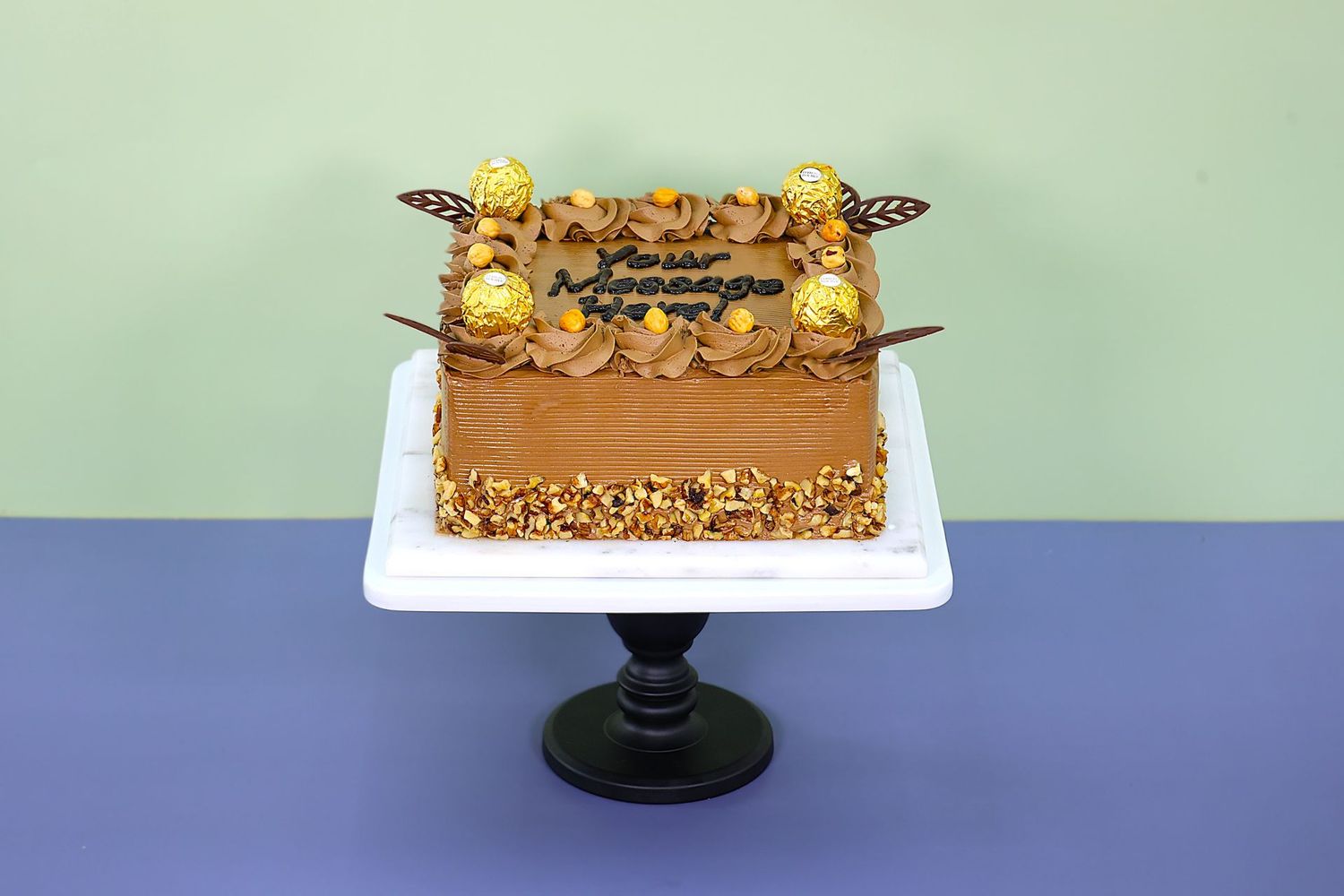 Hazelnut Cream & Ferrero Toppings Cake