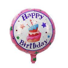 Happy Birthday  18"Foil Balloon Including Helium & Weight