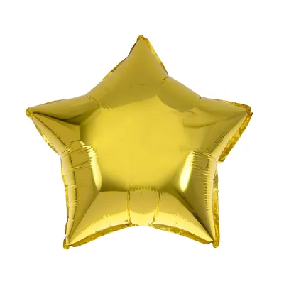 Gold Star 18"Foil Balloon Including Helium & Weight