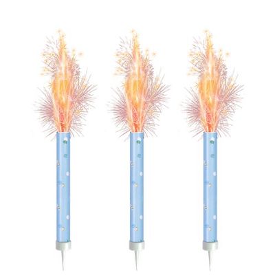 Blue Ice Fountain Candle