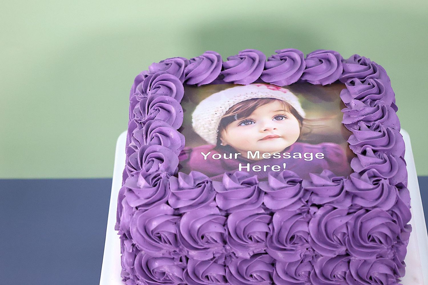 Rosset Photo Birthday Cake