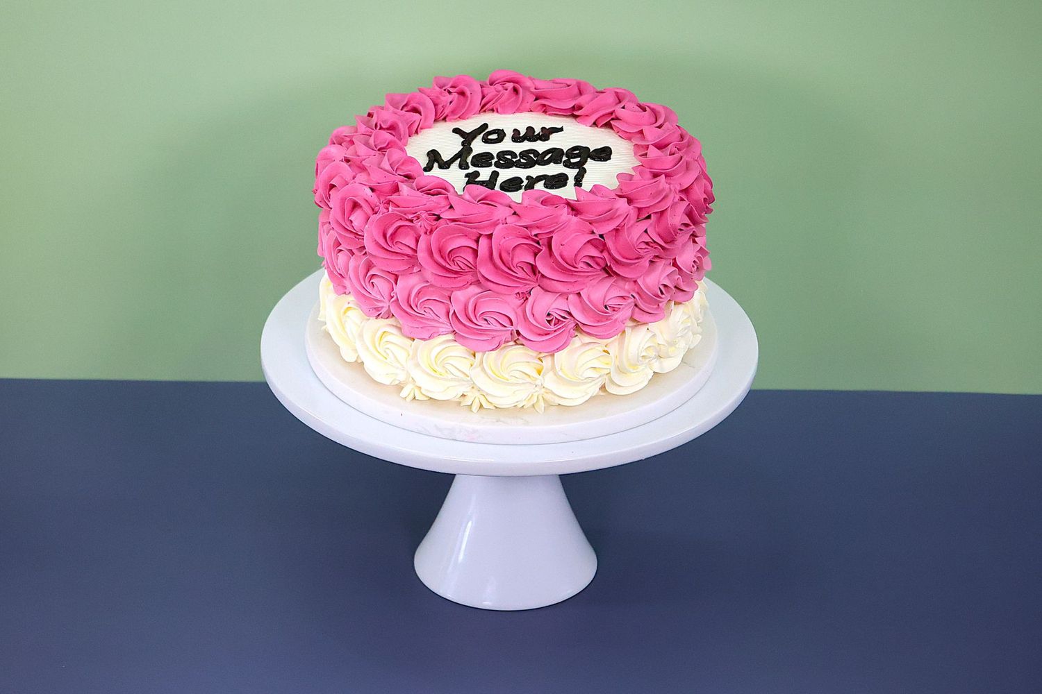 Rosette Birthday Cake