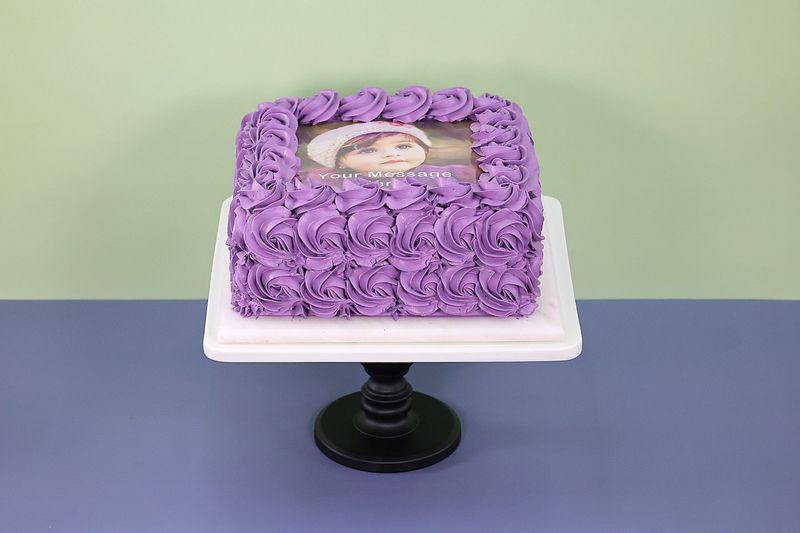 Rosset Photo Birthday Cake