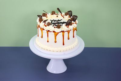 Click & Collect Caramel Theme Cake