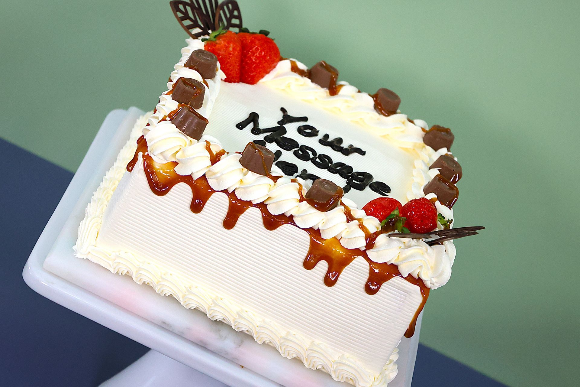 Caramel Dripping & Rolo Birthday Cake