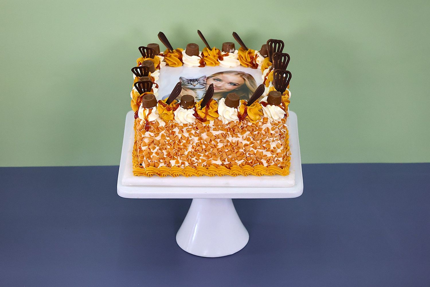 Caramel & Rolo Photo cake