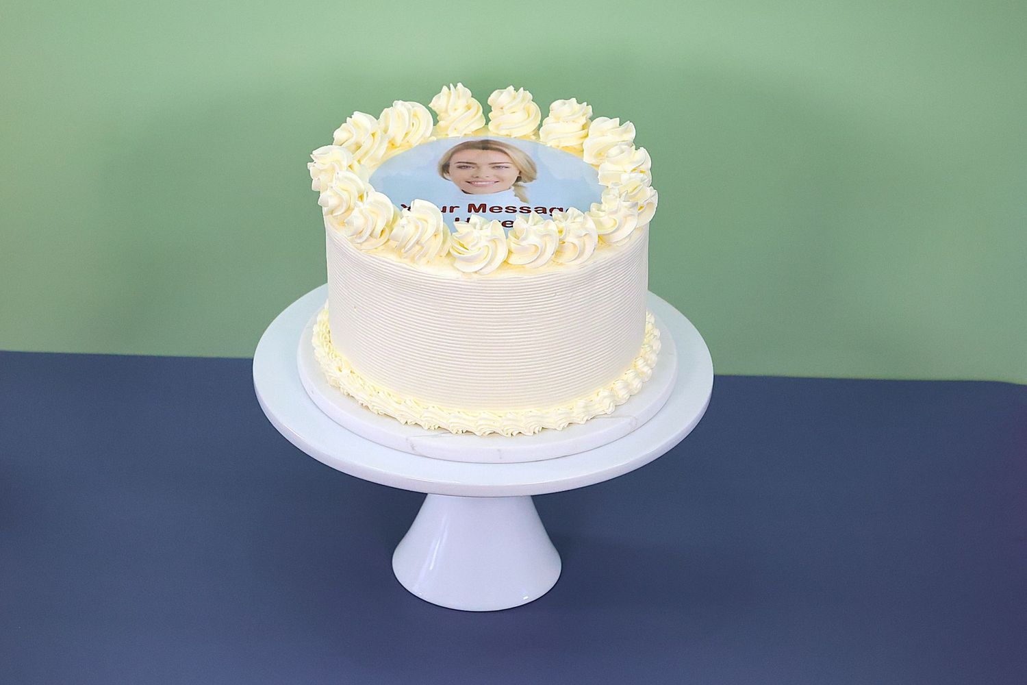 Classic Photo Birthday Cake