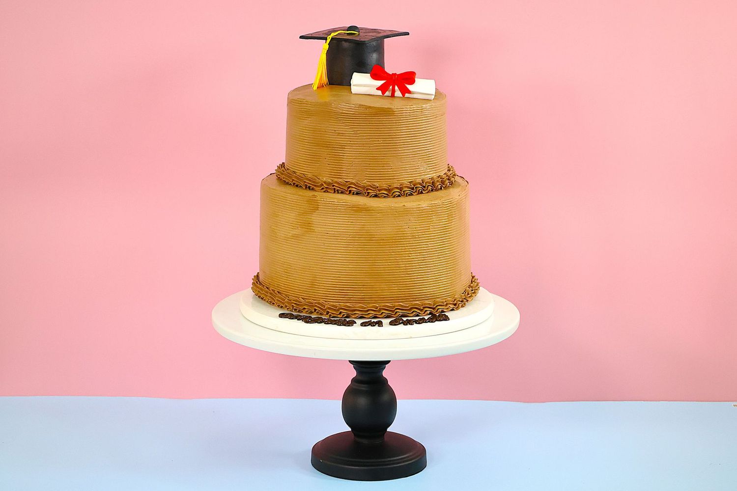 Graduation Topper Two Tier Cake